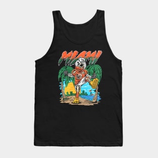 Miami Skeleton Tank Top